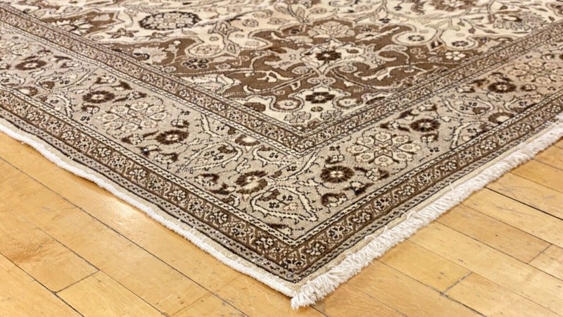 Bohemian Antique 1920-1930's Wool Colored Wool Pile Bunyan Area Rug 6’7x9’5" gallery