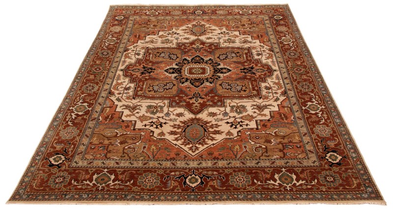 Traditional Vintage Hand-Knotted Oriental Carpet 8'7" x 11'10" Wool Area Rug gallery