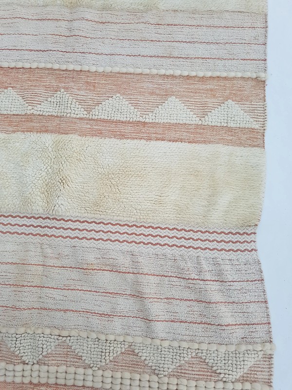 Vintage Handmade Traditional Geometric Brown Beige Kilim Rug Carpet 234x154cm gallery