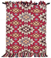 Rare Hand Knotted Vintage Flat Weave Kilim Kilm Wool Area Rug 5.3 x 2.6 Ft