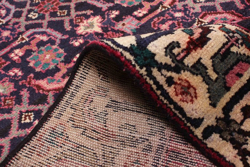 Vintage Hand-knotted Runner Rug 3'9" x 9'6" Traditional Oriental Wool Carpet gallery