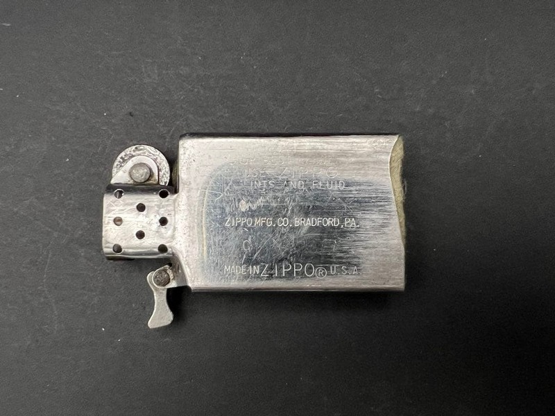 Zippo Vietnam War Slim Mickey Mouse Hand Engraved Lighter Vintage from Japan gallery