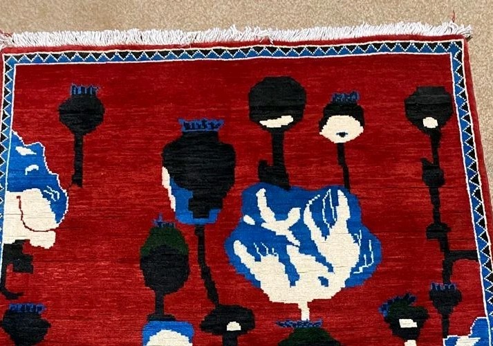 OPIUM Handmade Afghan War Rugs Great Quality Beauiful design 125 X 80cm gallery