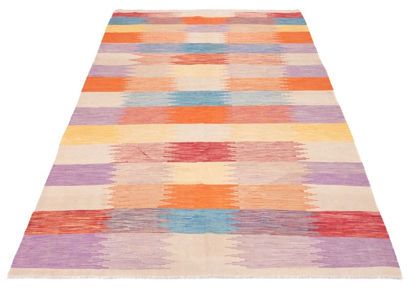 Kelim Afghan 306X200 Cm Handwoven Oriental Carpet Rug gallery