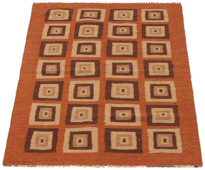 Vintage 3'5" x 5'3" Traditional Wool Hand Woven Oriental Area Rug gallery