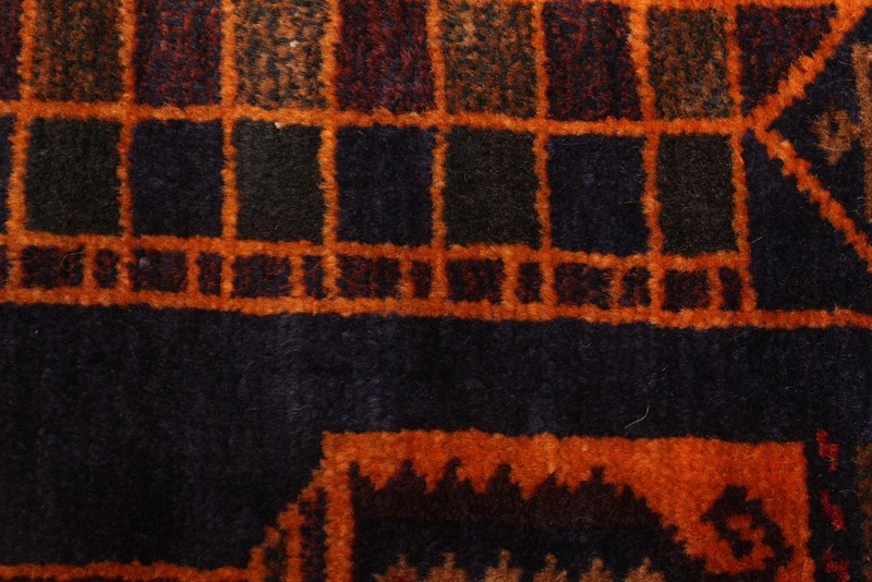 Vintage 3'0" x 4'9" Traditional Hand Knotted Vegetable Dye Wool Area Rug gallery