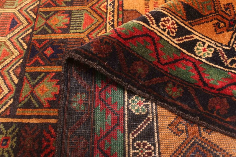 Traditional Vintage Hand-Knotted Area Rug 3'1" x 4'6" Oriental Wool Carpet gallery