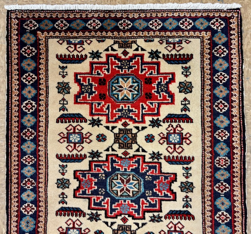 Vintage Hand Knotted Ardebil Rug 2x4 Wool Tribal Geometric Oriental Area Rug gallery