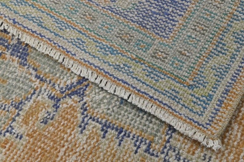 Oushak 7x10,Turkish Rug,vintage,anatolian,YELLOW,kilim,Bohemian,handmade,wool gallery