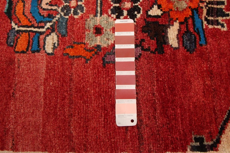 Vintage 6'10" x 9'7" Traditional Hand Knotted Vegetable Dye Wool Area Rug gallery