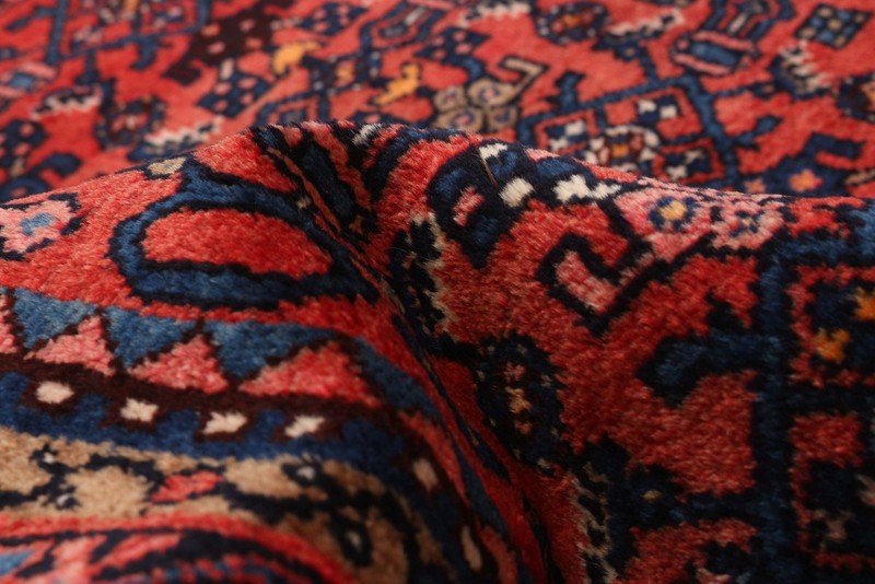 3'8" x 9'9" Vintage Hand-knotted Runner Rug Traditional Oriental Wool Carpet gallery