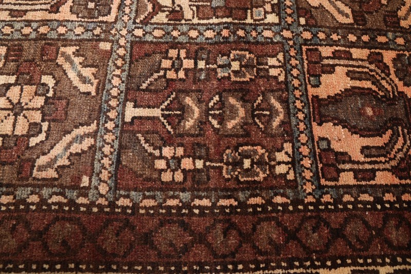 Vintage 4'11" x 9'6" Traditional Hand Knotted Vegetable Dye Wool Area Rug gallery