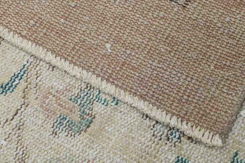 Oushak 7x10,Turkish Rug,vintage,anatolian,BEIGE,kilim,Bohemian,handmade,wool gallery