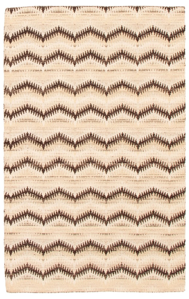 Vintage Hand Woven Area Rug 5'1" x 8'0" Traditional Wool Oriental Carpet