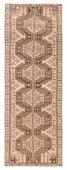 Vintage Hand-knotted Runner Rug 3’5″ x 9’8″ Traditional Oriental Wool Carpet