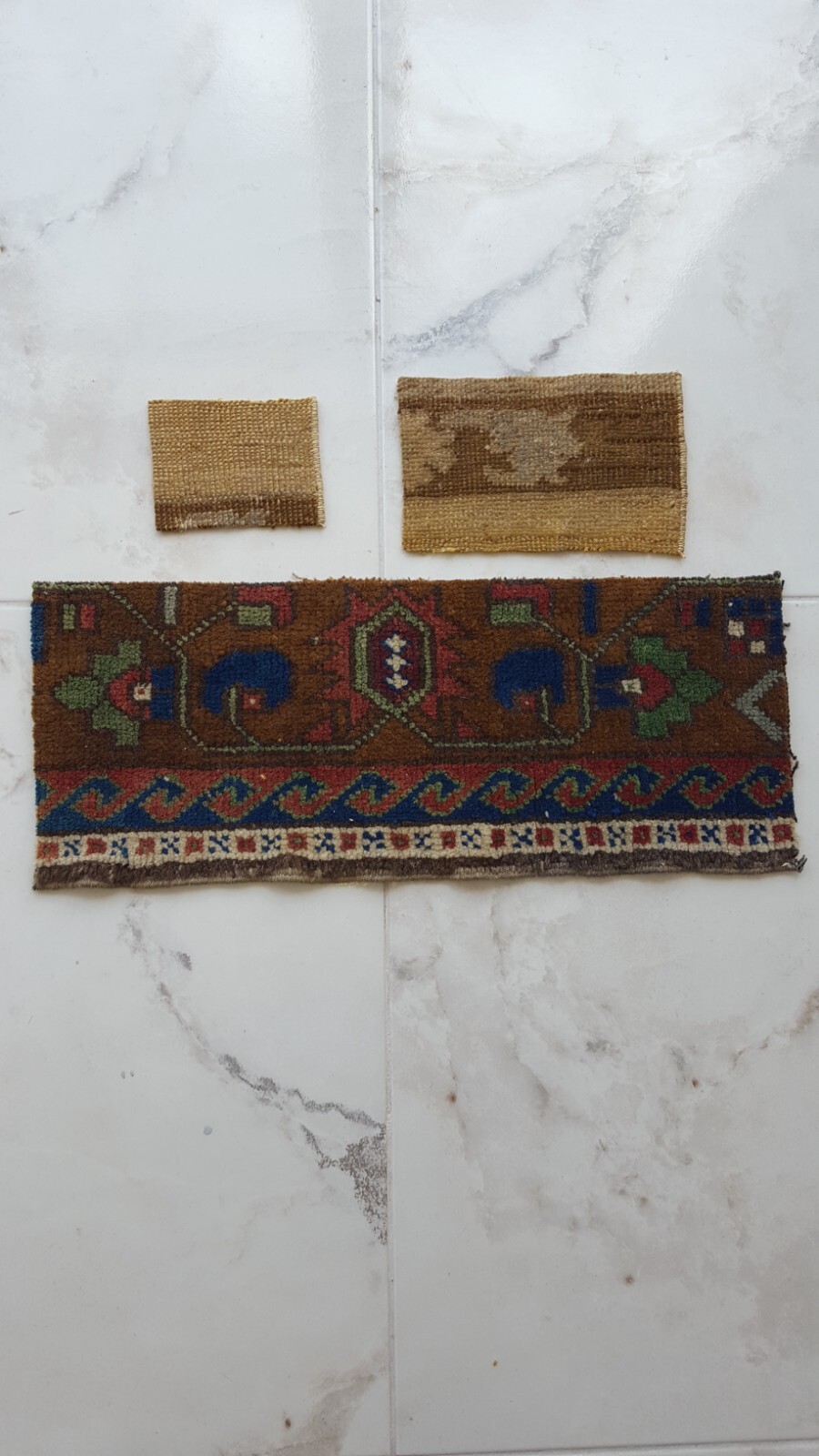 Anatolian Dıy Fragment Carpet Rug Painting or Art Piece Rug Organic Handmade Rug gallery