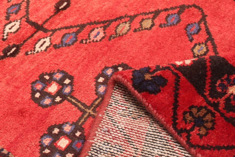Vintage 5'0" x 6'9" Traditional Hand Knotted Vegetable Dye Wool Area Rug gallery