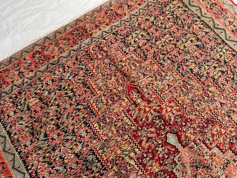 5 x 9 ft Stunning Vintage Super Fine Quality Senneh Knots Oriental Floral Kilim gallery