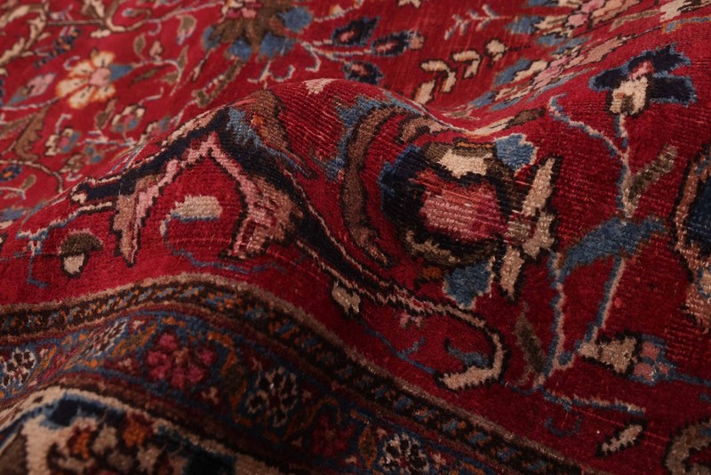Vintage Hand-Knotted Carpet 8'2" x 11'2" Traditional Oriental Wool Area Rug gallery
