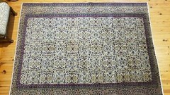 Vintage 1960-1970s Floral Turkish Bunyan Rug 6’2″ × 8’3”
