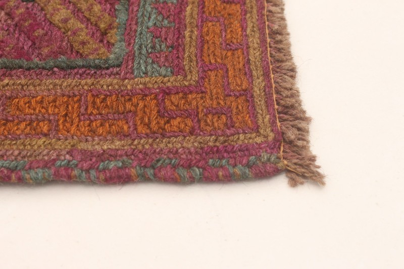 Vintage Hand-Knotted Carpet 3'10" x 3'11" Traditional Oriental Wool Area Rug gallery