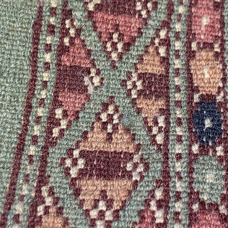 Vintage Handmade Persian/ Turkish/Afghan? Prayer Rug. 64cm x 32cm gallery