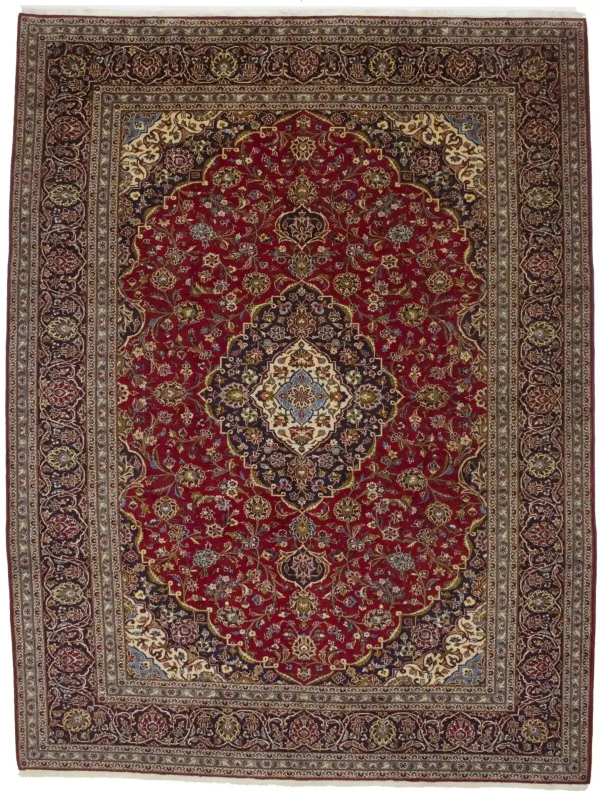 Vintage Extra Large Handmade Wool Oriental Rug Classic Decor Carpet 10X13 ft gallery