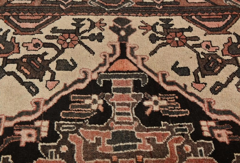 5'2X7'6 ft Cream Vintage Oriental Rug Tribal Floral Farmhouse Entryway Carpet gallery