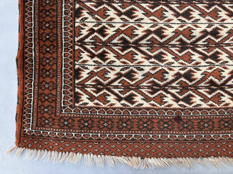 Afghan Turkmen Vintage Tribal Home decor Prayer Handmade Rug - 3'0 x 4'4 ft gallery