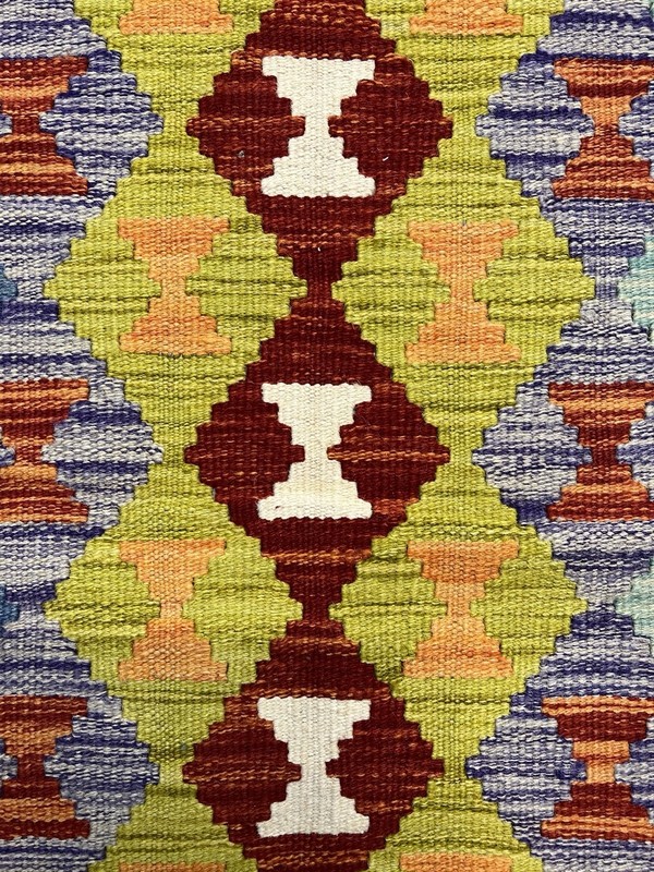 Vintage Kilim Traditional Hand Made Oriental Wool Kilim 5ftx3.2ft 155cmx101cm gallery