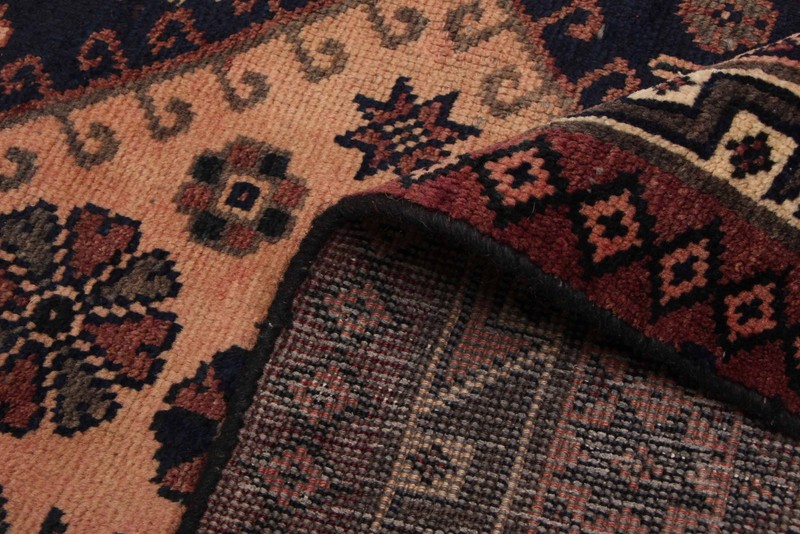 Vintage 4'4" x 7'3" Traditional Hand Knotted Vegetable Dye Wool Area Rug gallery