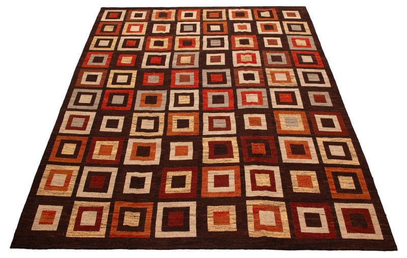 Vintage Hand Woven Area Rug 10'8" x 14'1" Traditional Wool Oriental Carpet gallery