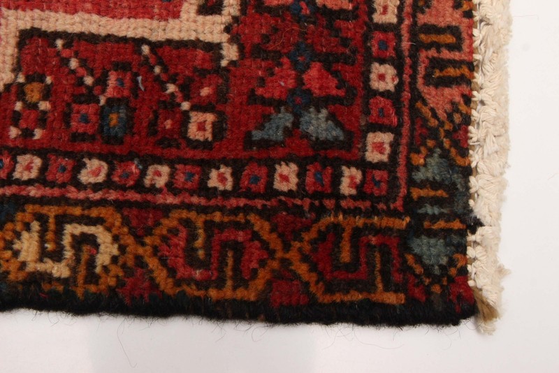 1'7" x 12'5" Vintage Hand-knotted Runner Rug Traditional Oriental Wool Carpet gallery