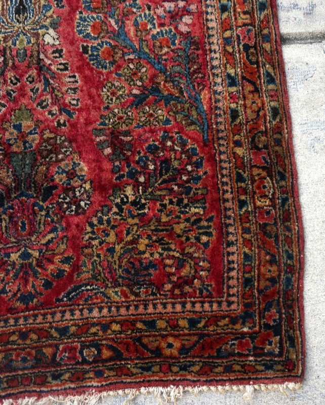 Antique Sarouk Rug Runner 2'8"x6'5" gallery