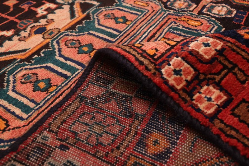 Vintage Hand-Knotted Carpet 3'8" x 6'9" Traditional Oriental Wool Area Rug gallery