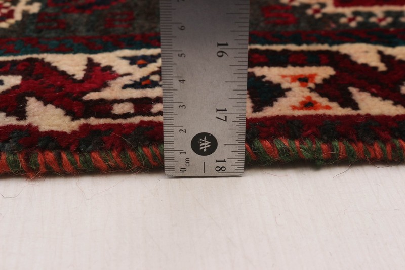 Vintage Hand-Knotted Area Rug 3'7" x 5'2" Traditional Oriental Wool Carpet gallery