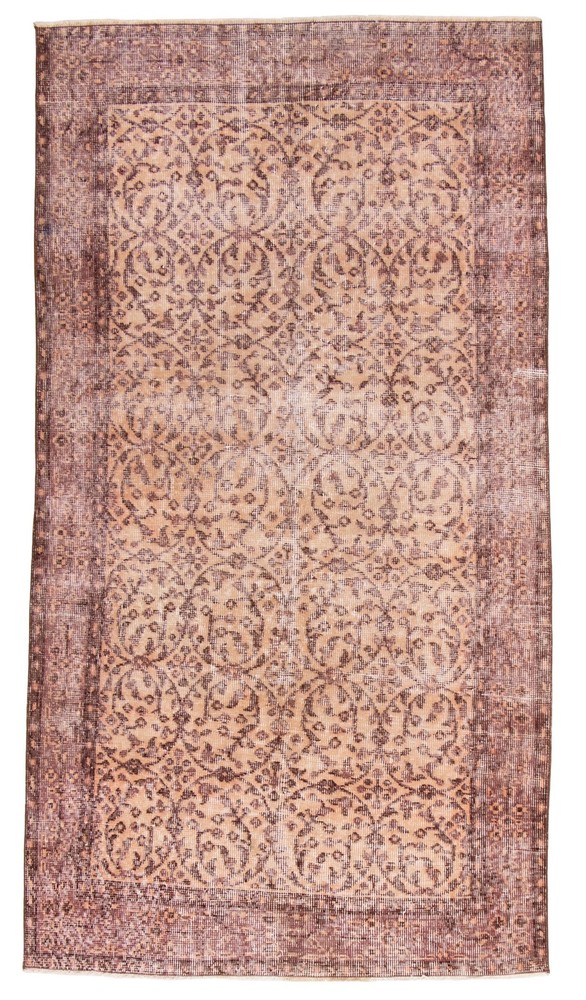 Vintage Traditional Hand-Knotted Area Rug 3'8" x 6'10" Oriental Wool Carpet