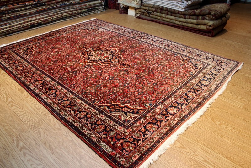 Circa 1930's handmade 8'x11' HAMADAN Lilihan Rug matches Heriz, sarouk rugs gallery