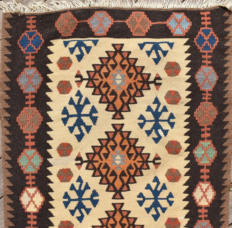 Turkish Rug 2x12 Size Oriental Runner Stairs Kilim Corridor 75x375cm Hallway gallery