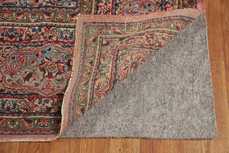 Antique Vegetable Dye Kirman Traditional Hand-made Rug Living Room Carpet 9x18 gallery