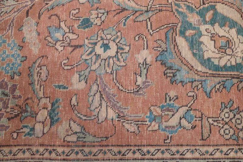 Vintage 9'9" x 13'0" Traditional Hand Knotted Vegetable Dye Wool Area Rug gallery