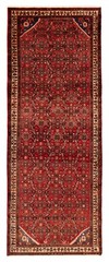 Vintage Hand-knotted Runner Rug 3’8″ x 9’10” Traditional Oriental Wool Carpet
