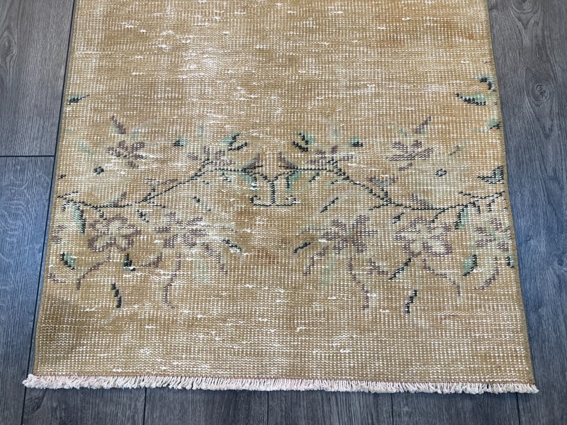 Muted Runner Rug, Faded Rug, Kitchen Runner Rug, Vintage Runner Rug, 2.6x8.2 ft gallery