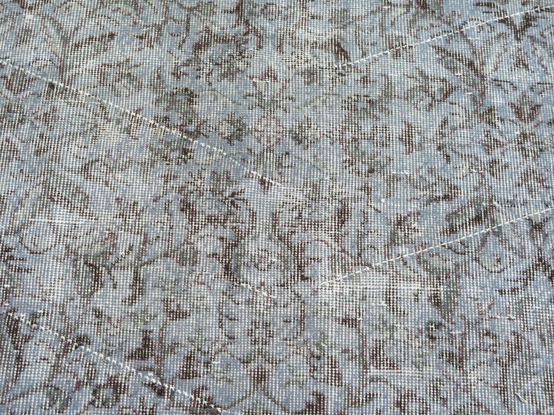 Vintage Turkish Overdyed Rug, Large Carpet, Area Rugs, Wool Rug Teppich 57"x100" gallery