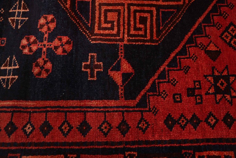 Vintage Hand-Knotted Area Rug 5'1" x 6'3" Traditional Oriental Wool Carpet gallery