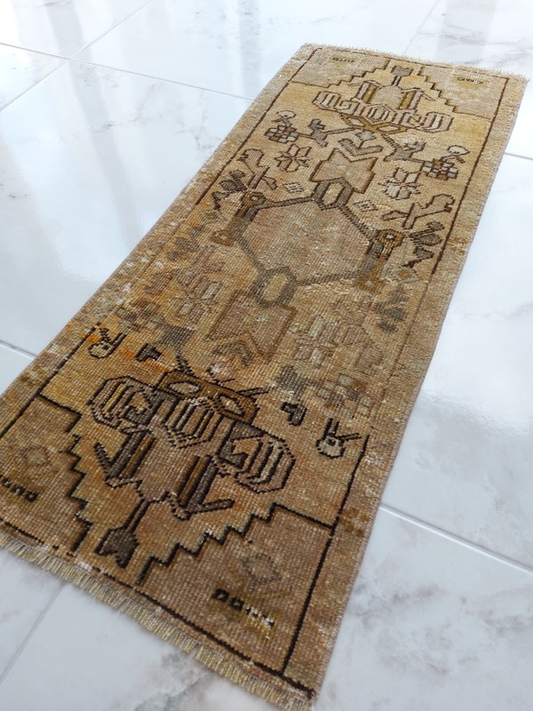 Mysterious ancient Pattern Carpet Antique Beige Wool Rug Free Shipping Rug gallery