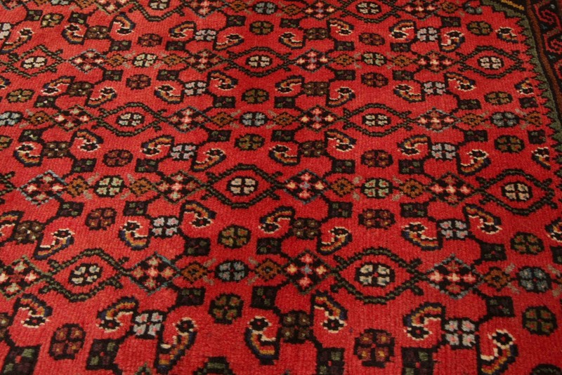 Vintage 4'8" x 6'7" Traditional Hand Knotted Vegetable Dye Wool Area Rug gallery