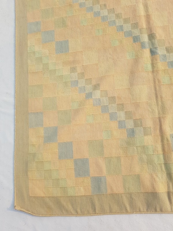 Vintage Traditional Handcrafted Geometric Kilim Rug for Home Décor 263x164 cm gallery