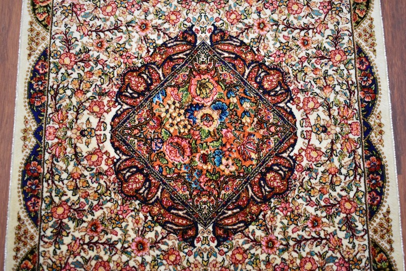 Silk Rug 100 % Bamboo Silk Mini Rug 16'' x 23'' Home Decor Rug Wall Hangings Rug gallery