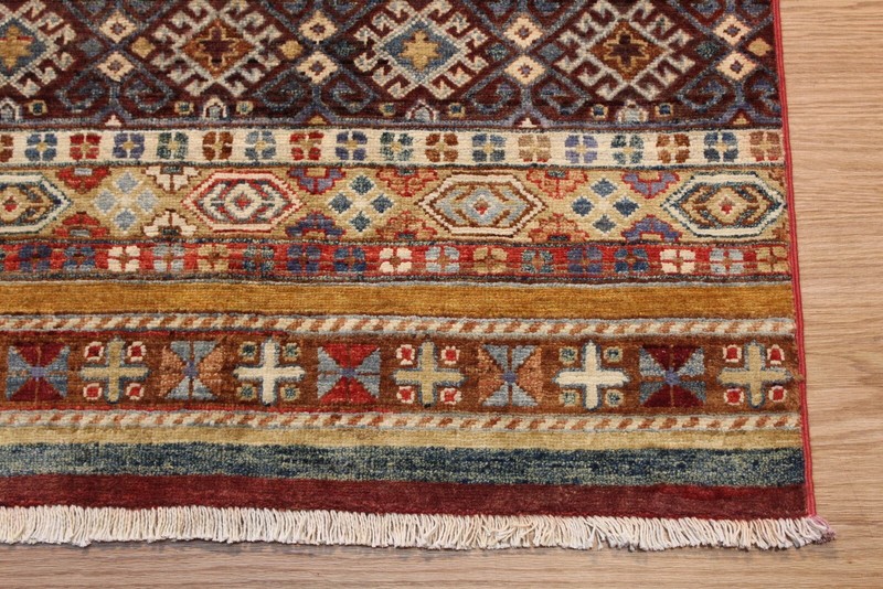 5' X 7' HANDMADE CAUCASIAN DESIGN FINE QUALITY WOOL RUG MULTI COLOR ARE RUG gallery
